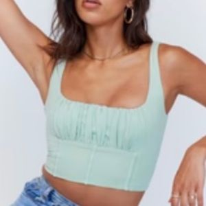 Princess Polly Green Tank Top